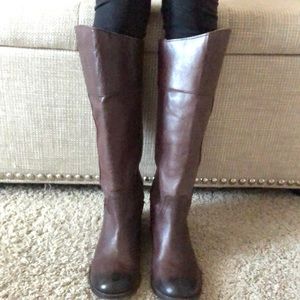 MIA Brown leather boots